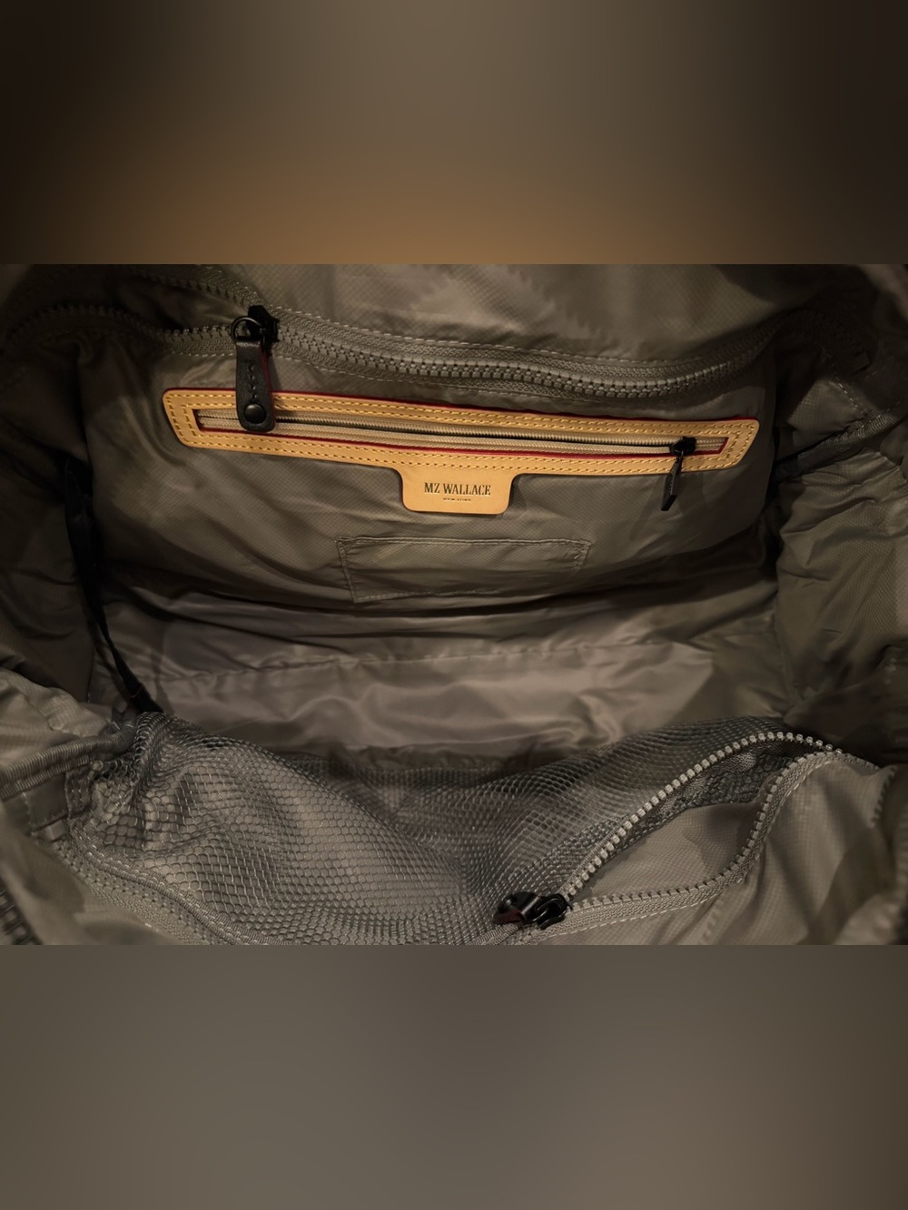 MZ Wallace Jimmy Deluxe Duffel Black with Dust Bag - Picture 8 of 8
